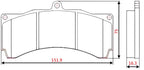 Yellow Speed Racing High Performance OE+ Front Brake Pads