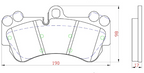 Yellow Speed Racing High Performance Sport Front Brake Pads