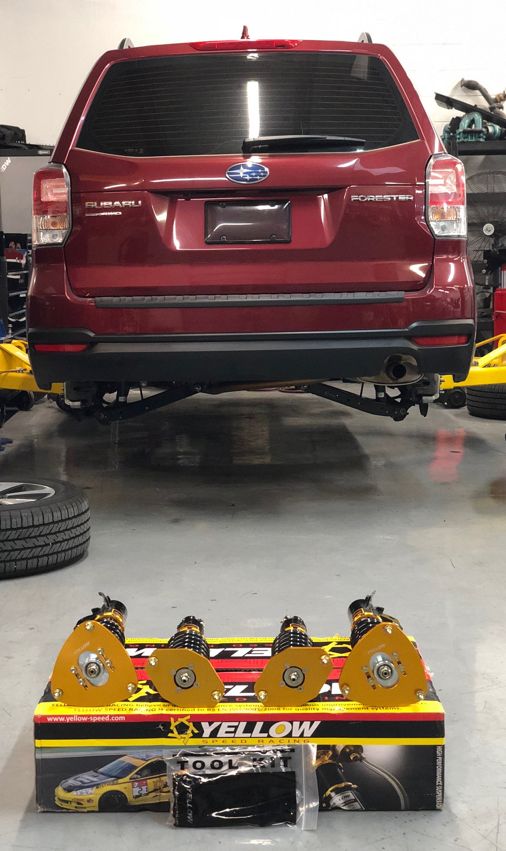 YSR Pro Sport Digressive Series Coilovers - Subaru Forester 2019-2024 (SK)