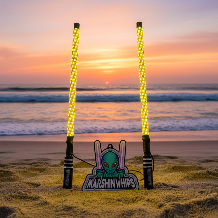 V2 Black Out LED Whip Set: The Ultimate Stealth