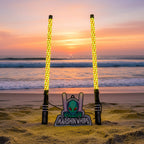 V2 Black Out LED Whip Set: The Ultimate Stealth