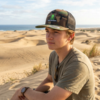 Marshin Whips Marty Flat Bill Camo Hat | Premium Off-Road Snapback