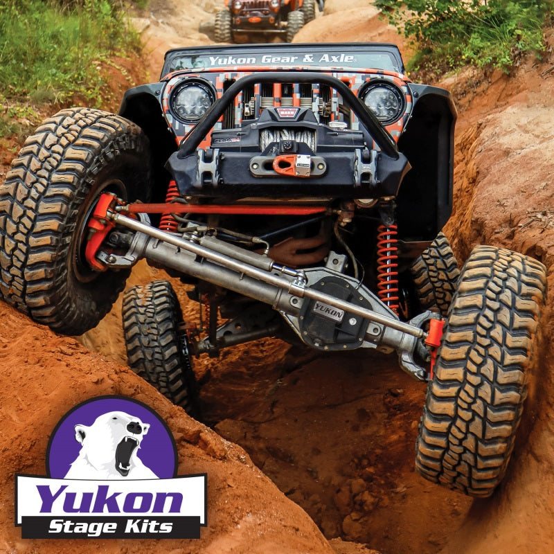 Yukon Gear 07-17 Jeep Wrangler (JK) Stage 2 Re-Gear Kit w/Diff Covers (for Dana 30/44) - 4.56