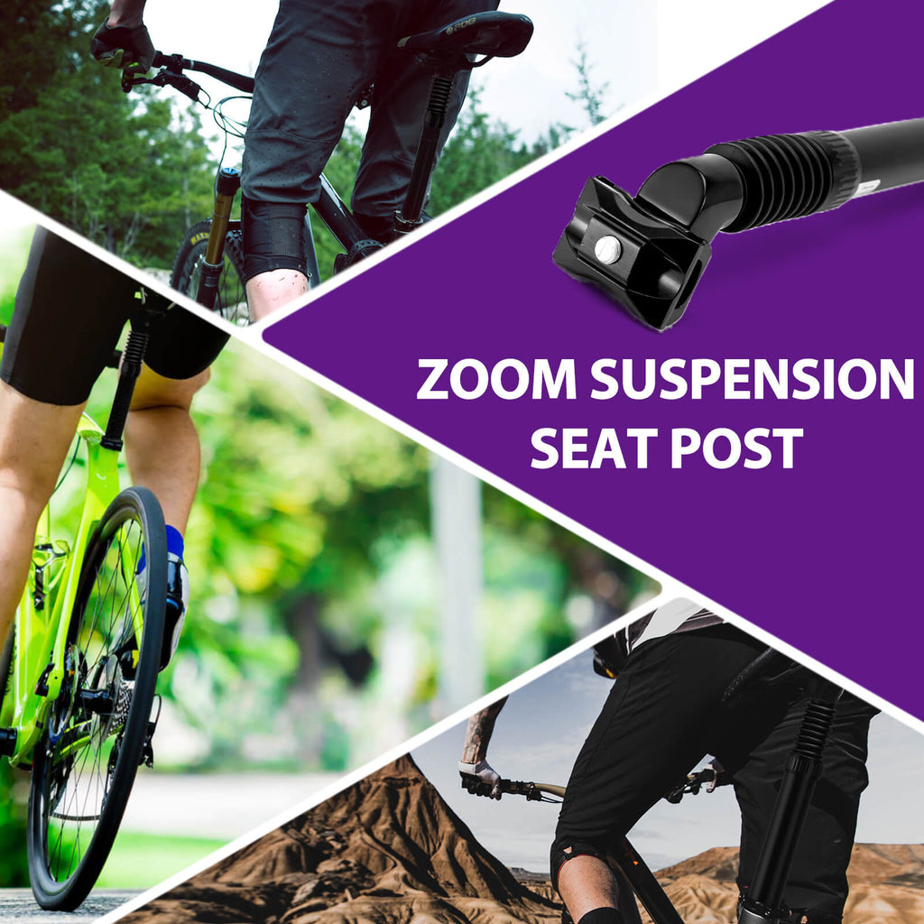 ZOOM Suspension Seatpost Ø27.2/30.9/31.6mm × 350mm