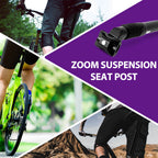 ZOOM Suspension Seatpost Ø27.2/30.9/31.6mm × 350mm