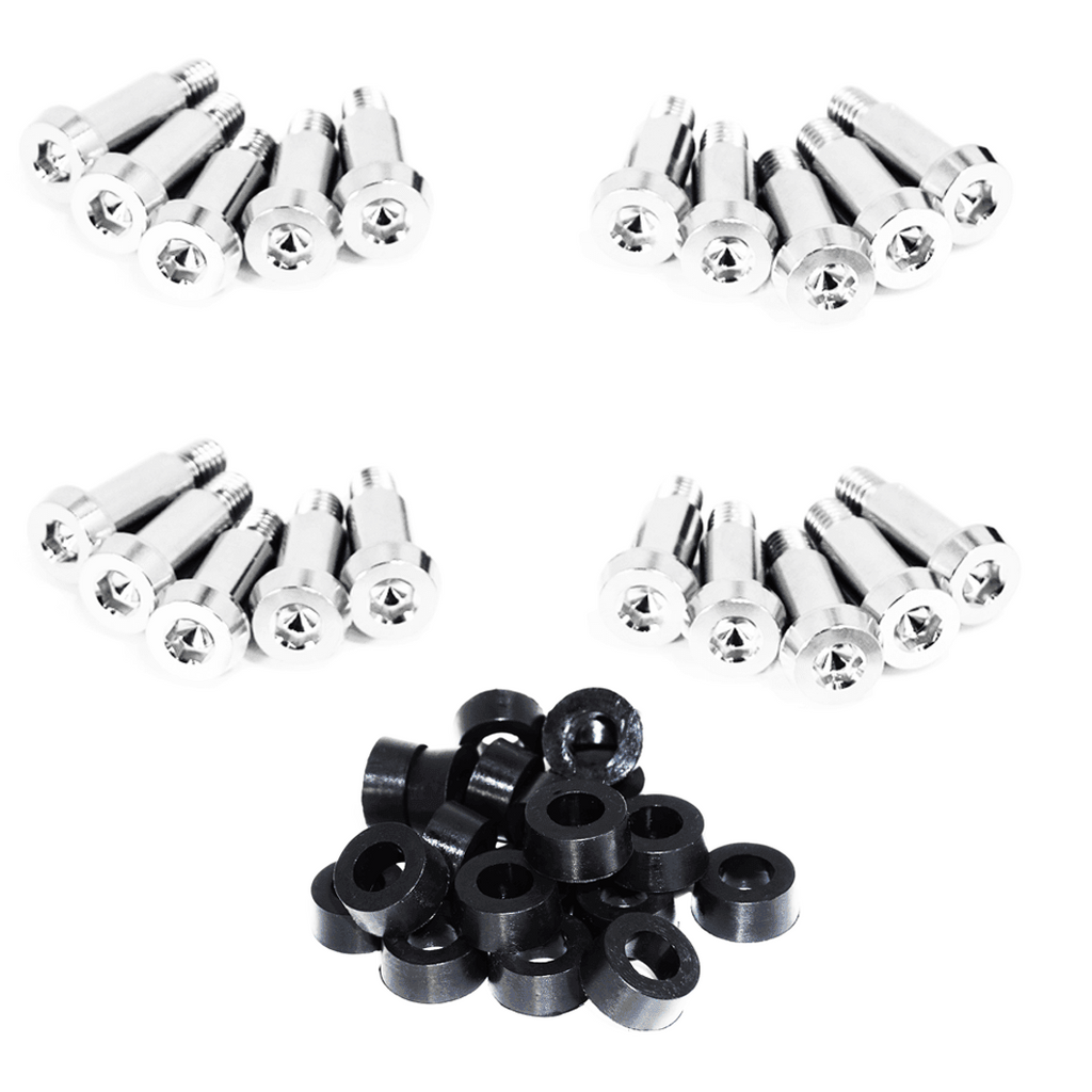 ZSPEC Shoulder-Bolt Timing Covers Fastener Kit for '84-89 Nissan 300zx Z31, Titanium