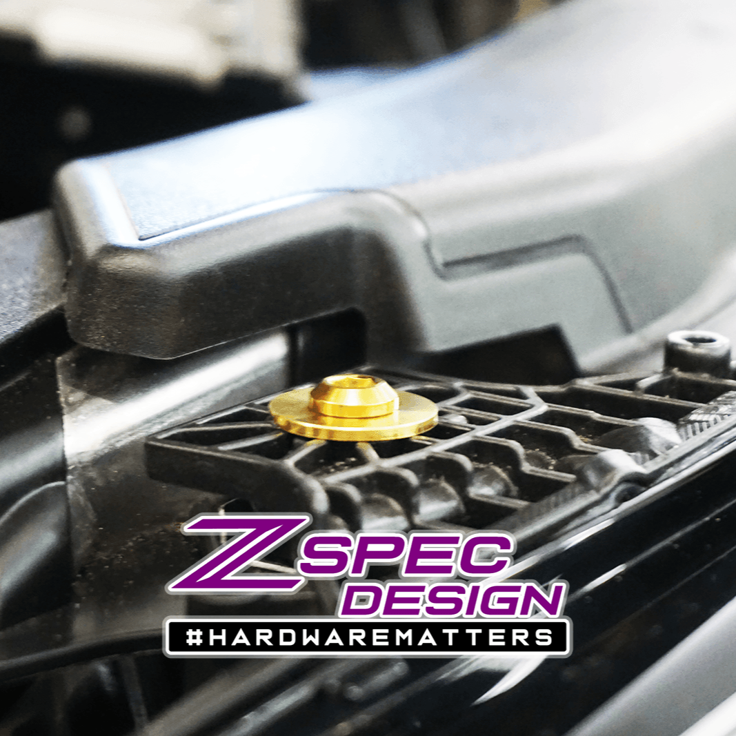 ZSPEC "Stage 1" Dress Up Bolts® Fastener Kit for '18-23+ Audi A5 8W6 2.0L, Titanium