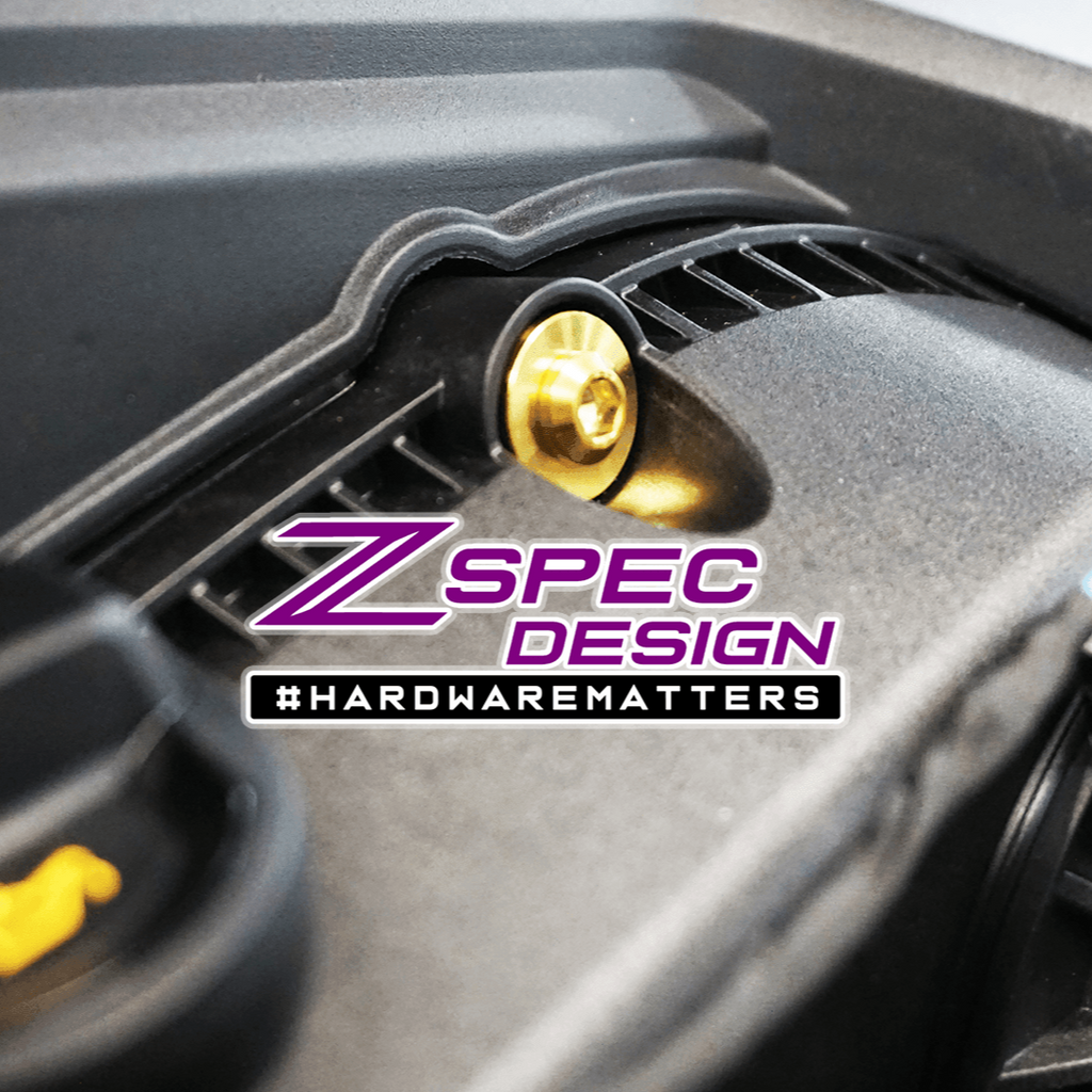 ZSPEC "Stage 2" Dress Up Bolts® Fastener Kit for '18-23+ Audi A5 8W6 2.0L, Titanium