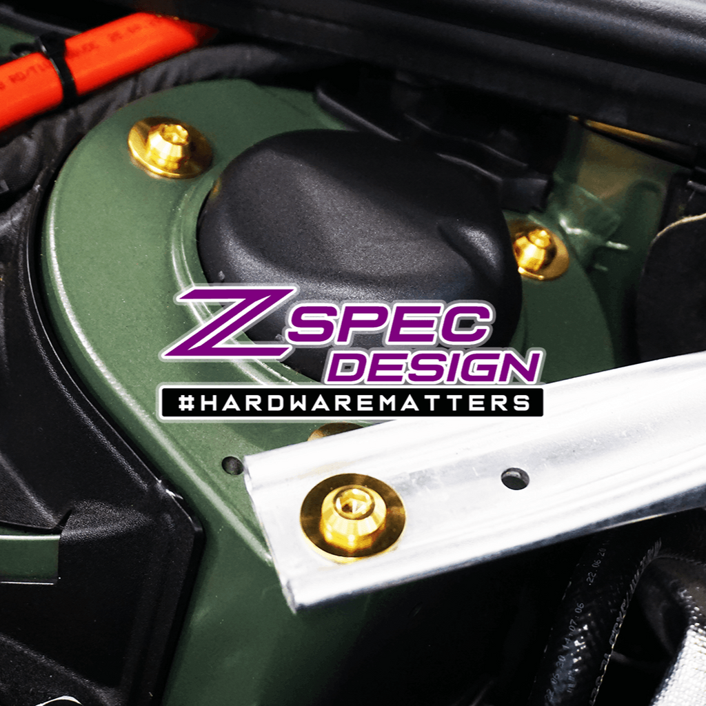 ZSPEC "Stage 2" Dress Up Bolts® Fastener Kit for '18-23+ Audi A5 8W6 2.0L, Titanium