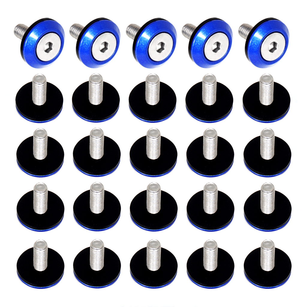 ZSPEC Bulk-Pack, FHSC M6x20mm Stainless & Billet Finish Washers, 25-Pack