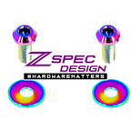 ZSPEC Fuel Door Fasteners/Hardware Kit for Nissan Z32 300zx, Titanium