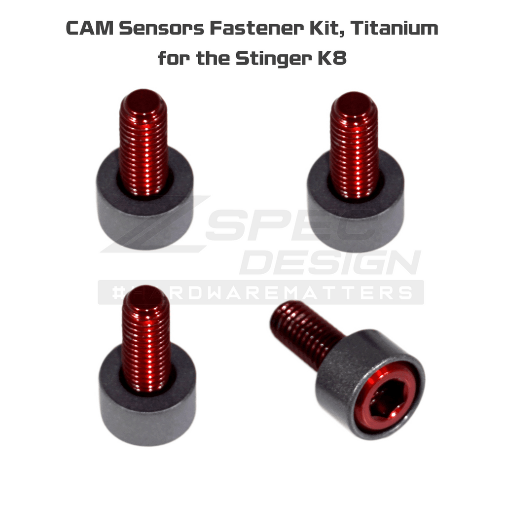 ZSPEC "Stage 3" Dress Up Bolts® Fastener Kit for '18+ Stinger GT, Titanium & Billet