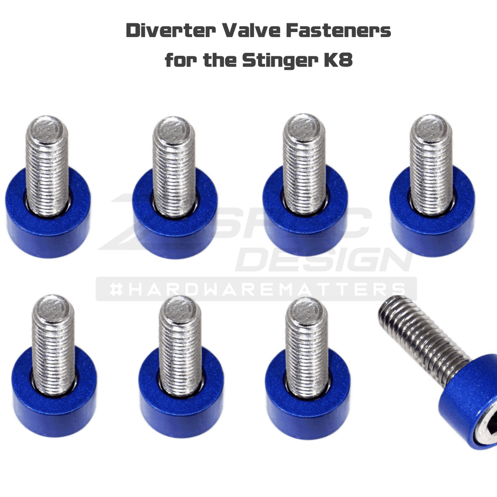 ZSPEC "Stage 3" Dress Up Bolts® Fastener Kit for '18+ Kia Stinger GT K8, Stainless & Billet