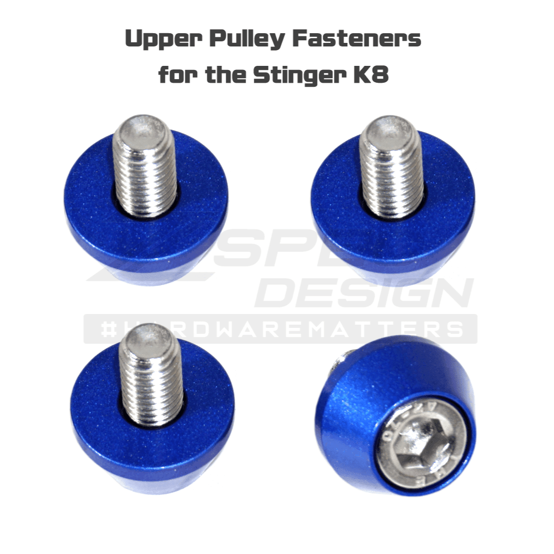 ZSPEC "Stage 3" Dress Up Bolts® Fastener Kit for '18+ Kia Stinger GT K8, Stainless & Billet
