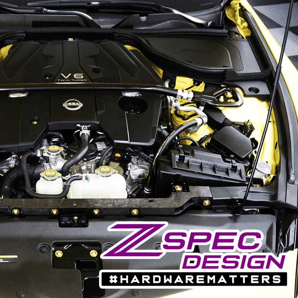 ZSPEC "Stage 2" Dress Up Bolts® Hardware Kit for Nissan Z RZ34, Titanium