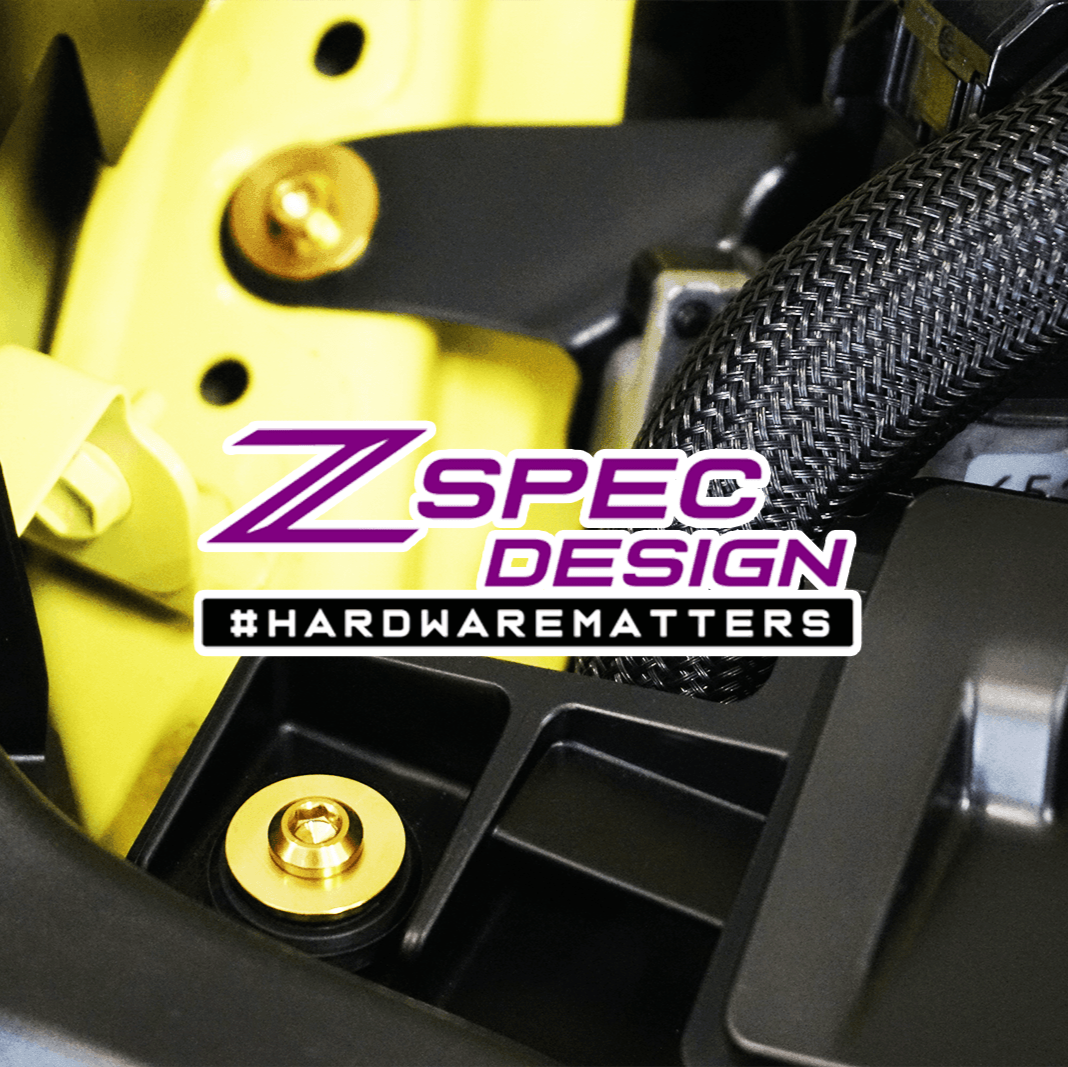ZSPEC "Stage 2" Dress Up Bolts® Hardware Kit for Nissan Z RZ34, Titanium