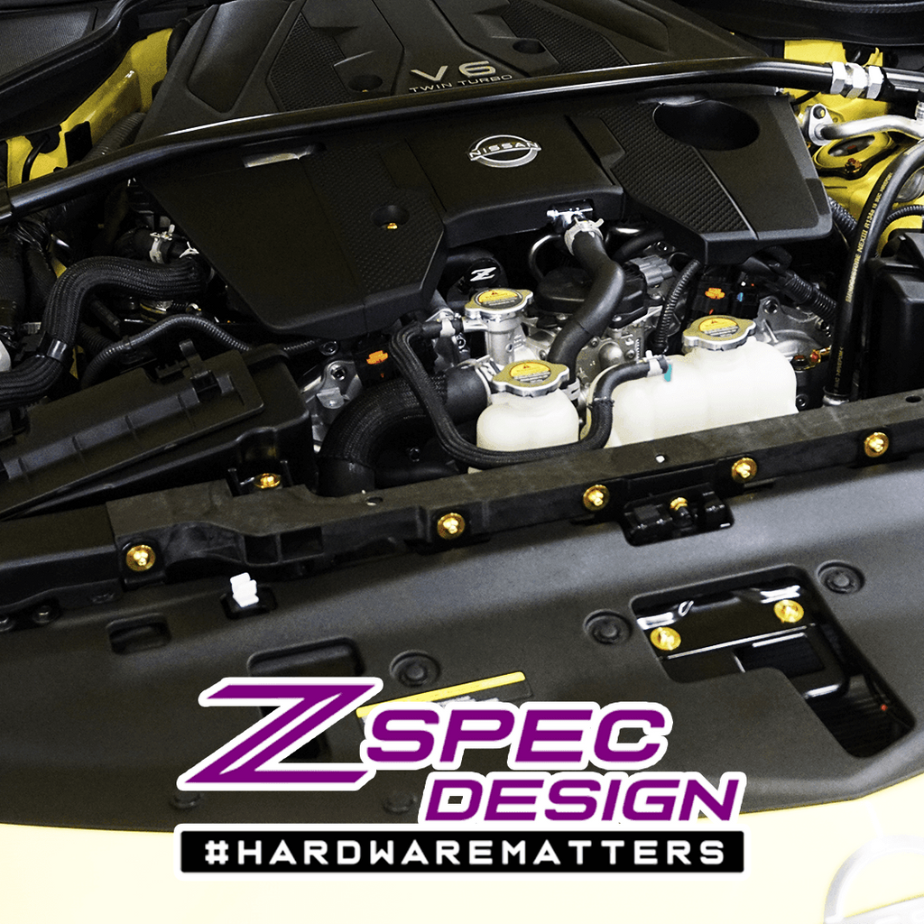 ZSPEC "Stage 2" Dress Up Bolts® Hardware Kit for Nissan Z RZ34, Titanium