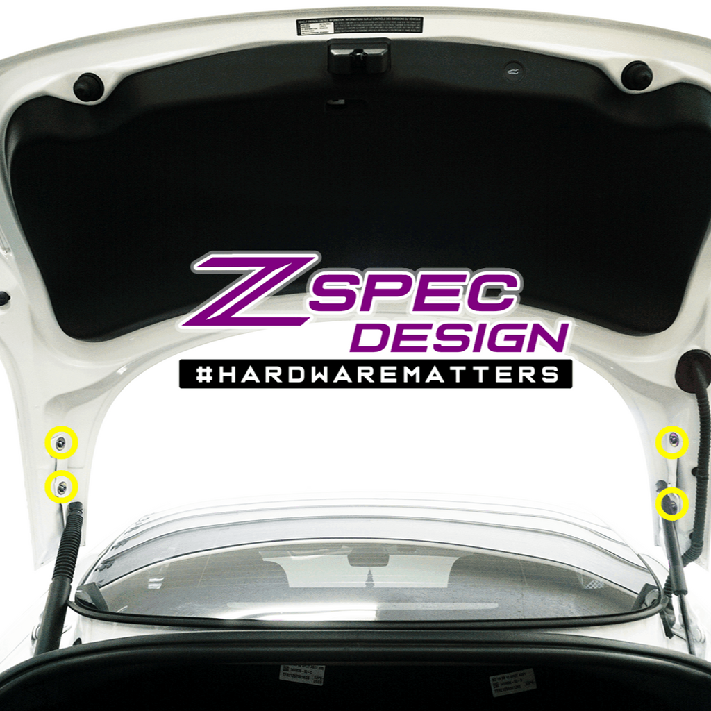 ZSPEC "Stage 3" Dress Up Bolts® Fastener Kit for the Tesla Model 3, Grade-5 Titanium
