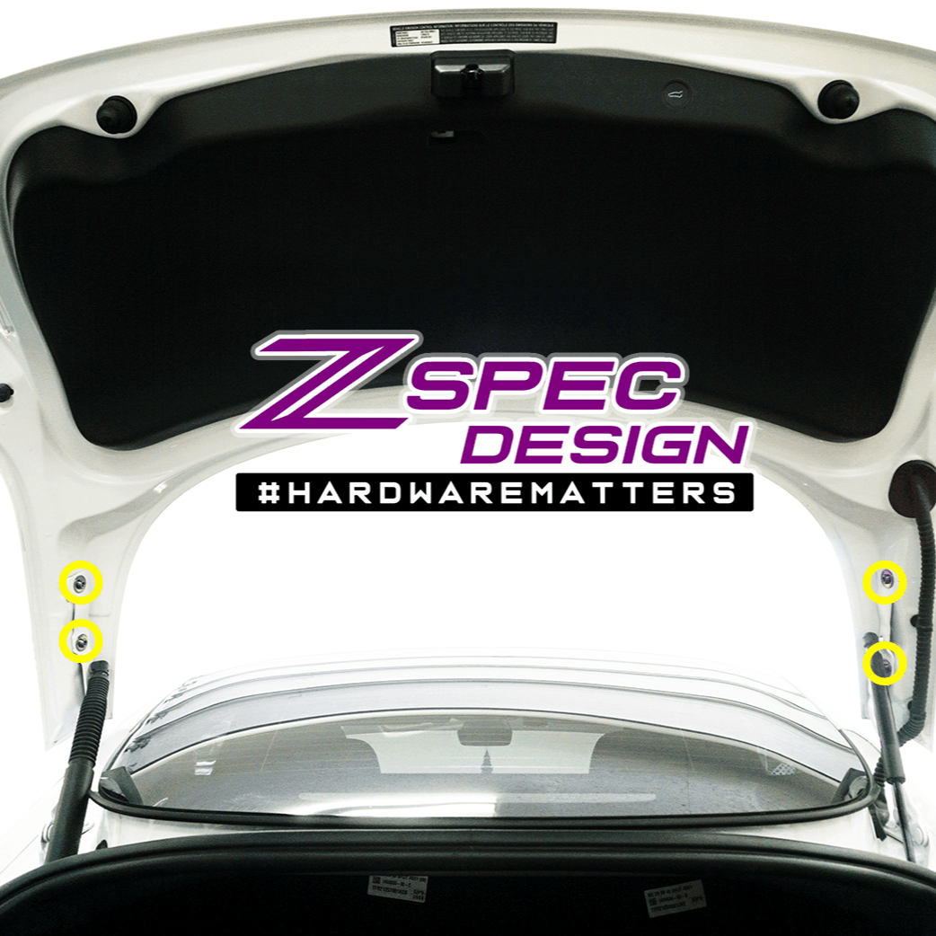 ZSPEC "Stage 3" Dress Up Bolts® Fastener Kit for the Tesla Model 3, Grade-5 Titanium