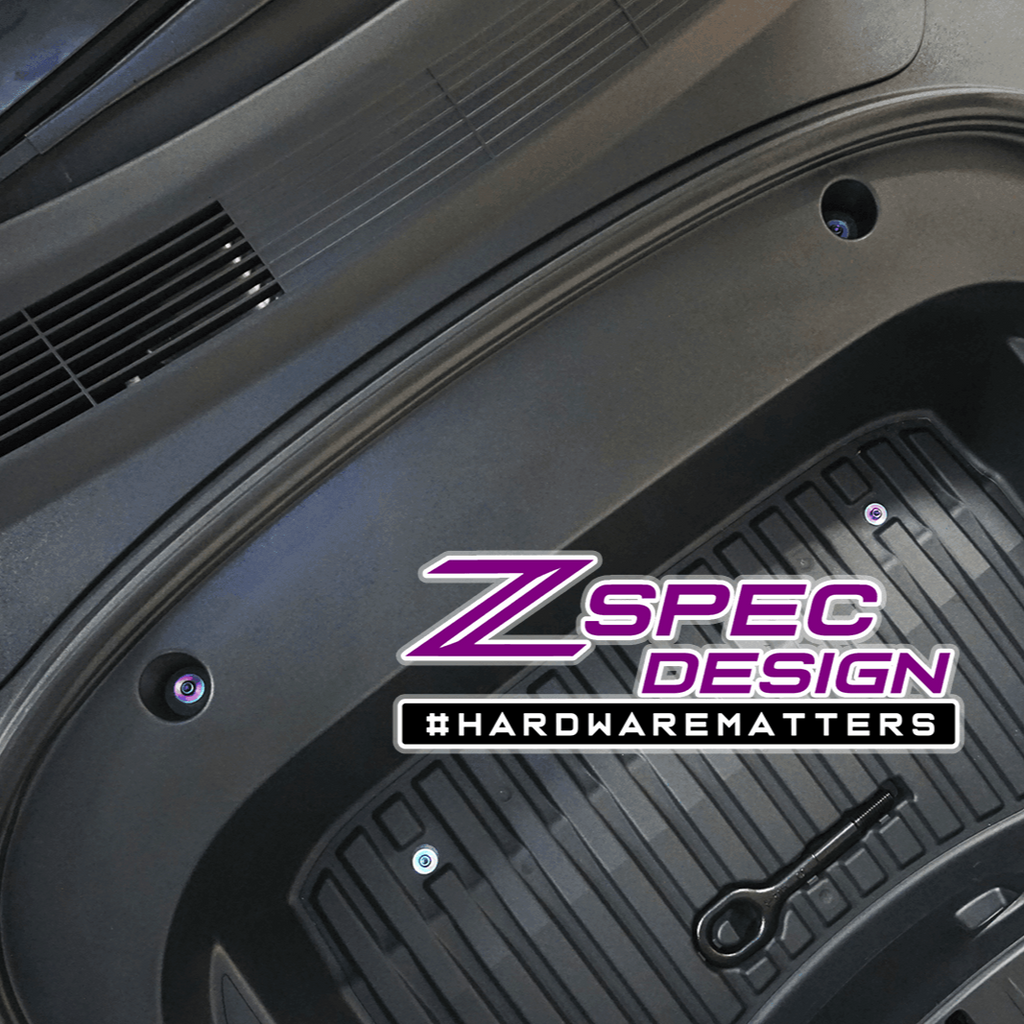 ZSPEC "Stage 3" Dress Up Bolts® Fastener Kit for the Tesla Model 3, Grade-5 Titanium