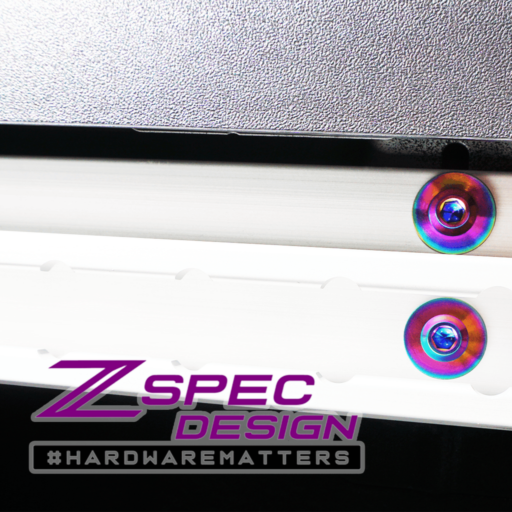 ZSPEC Utili-Track Sides & Rear Fastener Kit for '05+ Nissan Frontier D40/D41, Titanium