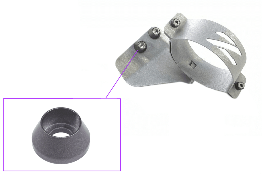 ZSPEC RHD Fuel Filter Bracket for Nissan Z32 300zx '90-96, Silver