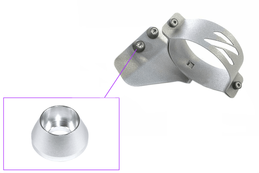 ZSPEC RHD Fuel Filter Bracket for Nissan Z32 300zx '90-96, Silver