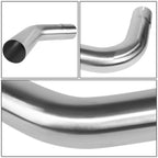 Universal 2.5" Stainless Steel Exhaust Pipes DIY Custom Kit 8 Pieces