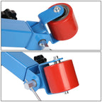 Adjustable Fender Roller with Lug Nut Spacer Rings - Blue