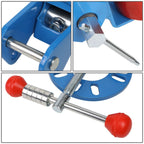 Adjustable Fender Roller with Lug Nut Spacer Rings - Blue