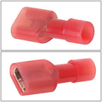 Female Spade Quick Disconnect Connectors 100PCS Crimp Style 1/4"