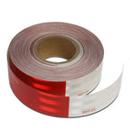 150ft DOT-C2 Conspicuity Tape Roll 6" Red White Sections