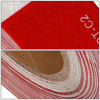 150ft DOT-C2 Conspicuity Tape Roll 6" Red White Sections