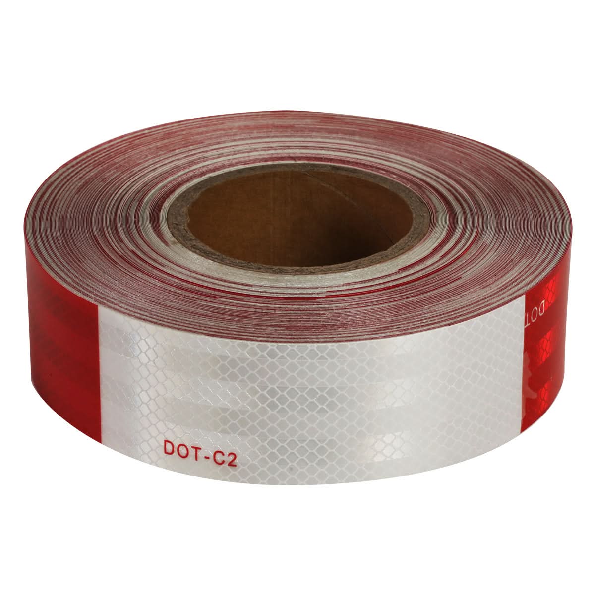 150ft DOT-C2 Conspicuity Tape Roll 6" Red White Sections
