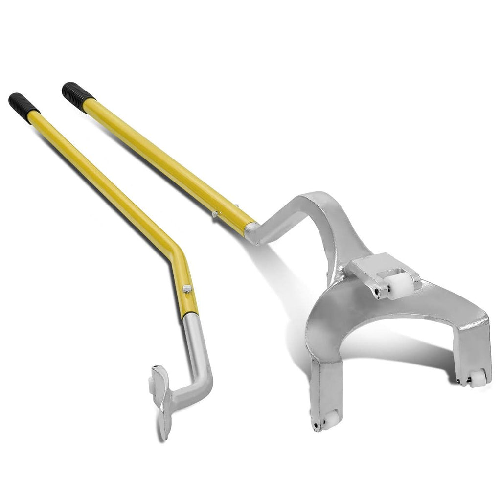 Tire Mount / Demount Tool Set - 2PCS with Bead Keeper - Yellow