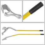 Tire Mount / Demount Tool Set - 2PCS with Bead Keeper - Yellow