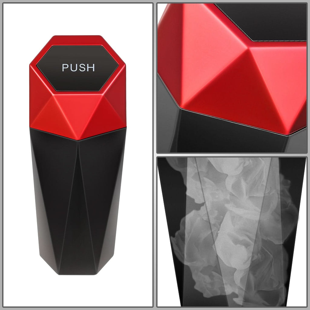 Vehicle-Mounted Garbage Can - Red