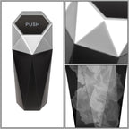 Universal Vehicle-Mounted Garbage Can - Silver