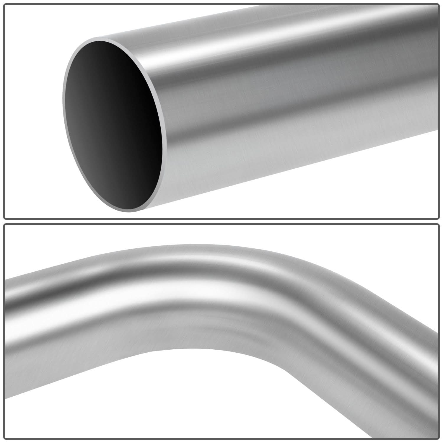 Exhaust Pipe Tubing Straight 2"-2.15" Flared 18" Mild Steel