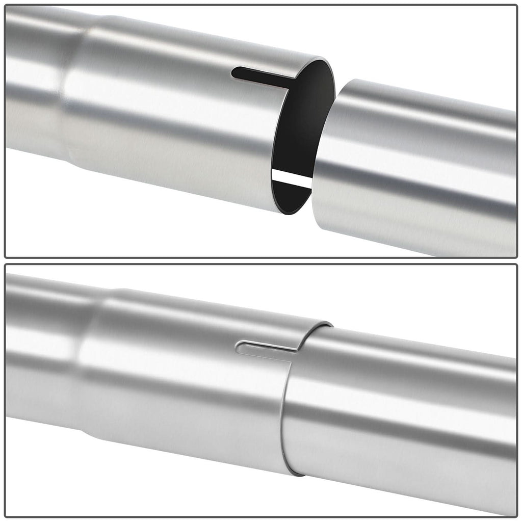 2" to 2.15" Flared 180 Degree U-Bend Exhaust Pipe Tubing Stainless Steel
