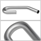 2" OD 45/180 Degree U-Bend Exhaust Pipe Tubing - 18-Gauge