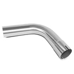 2.5" 90 Degree L-Bend Exhaust Pipe Tubing - Mandrel Bent Stainless Steel