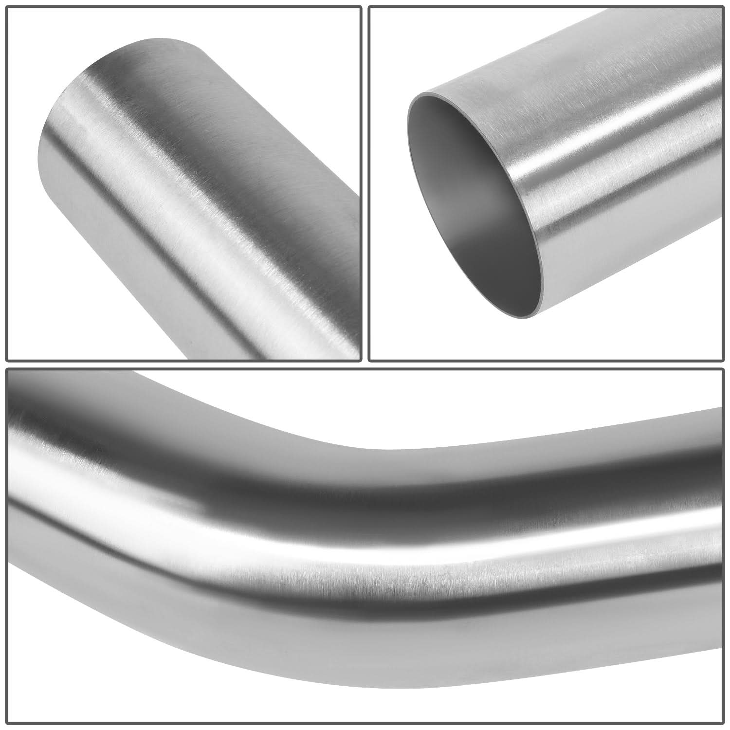 3.0"-3.15" Flared 45 Degree Exhaust Pipe Bend Tubing Stainless Steel