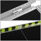 Aluminum Wheelchair Ramp 29" W x 10' L x 2" H - Metallic Black
