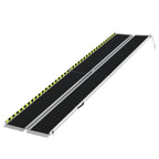 Aluminum Wheelchair Ramp 29" W x 10' L x 2" H - Metallic Black