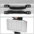 29" W x 2' L Aluminum Wheelchair Loading Ramp - Silver