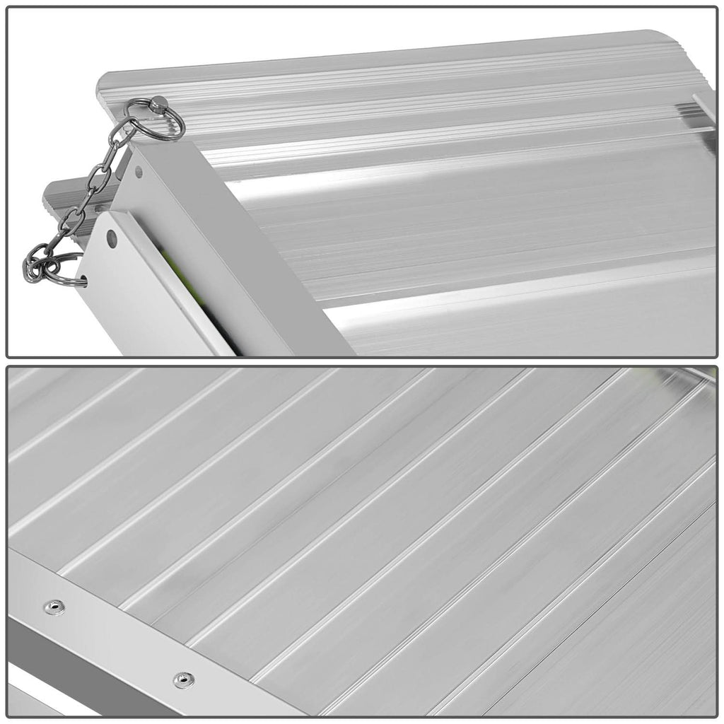 29" x 6' Aluminum Wheelchair Ramp - Silver