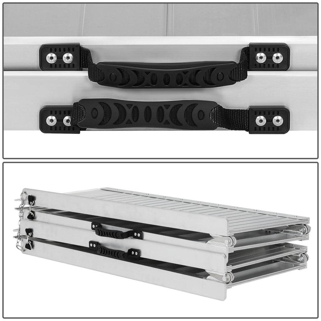 29" x 6' Aluminum Wheelchair Ramp - Silver