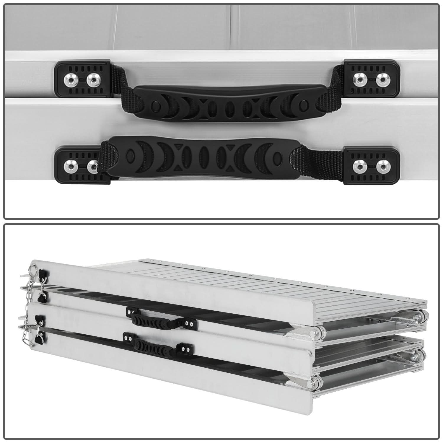 29" x 6' Aluminum Wheelchair Ramp - Silver