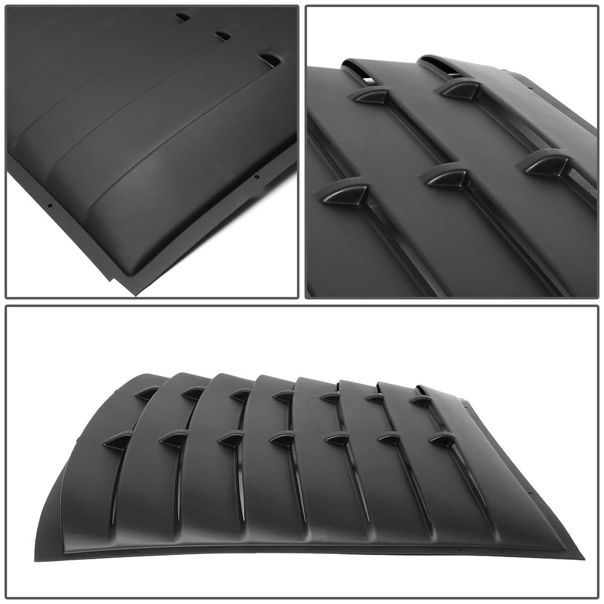 05-14 Ford Mustang Window Louver 3PCS Black (Non-Convertible)